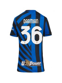 Inter Milan Matteo Darmian #36 Replika Hemmakläder Dam 2024-25 Kortärmad